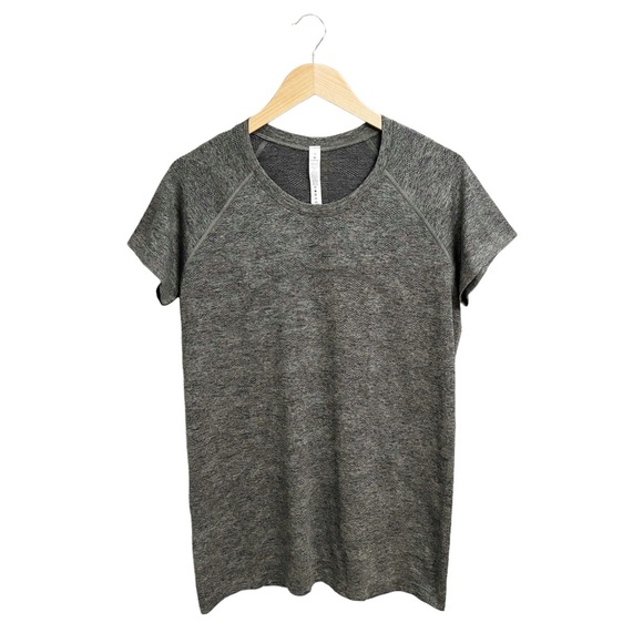 Lululemon Swiftly Tech Short Sleeve Tee Variegated Mesh Camo Black Grey Sage - Picture 2 of 6